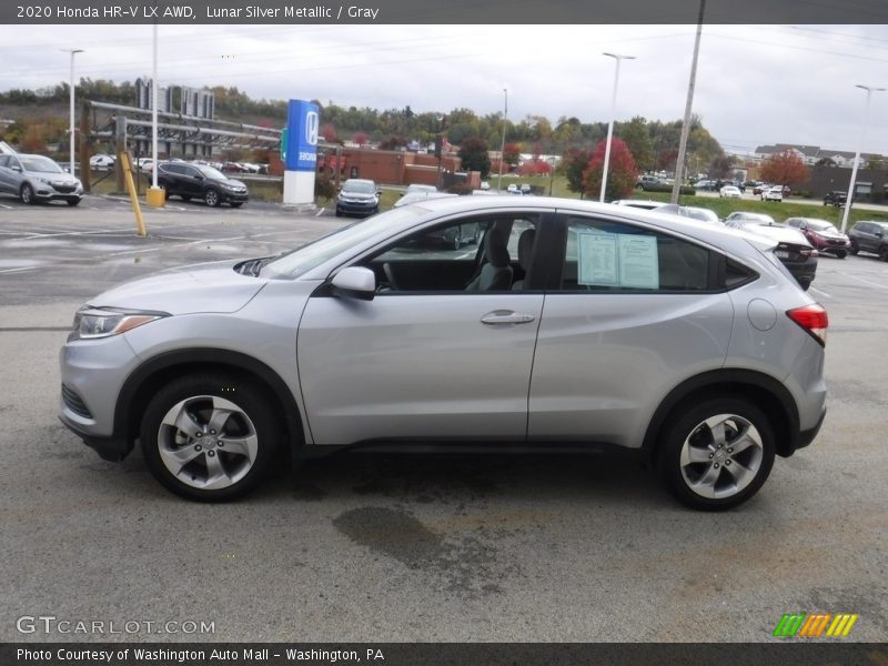 Lunar Silver Metallic / Gray 2020 Honda HR-V LX AWD