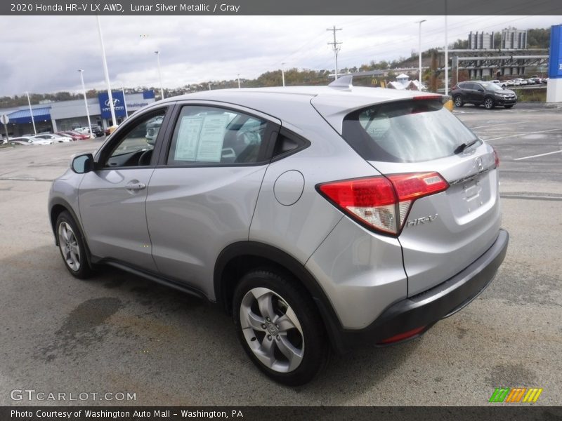 Lunar Silver Metallic / Gray 2020 Honda HR-V LX AWD
