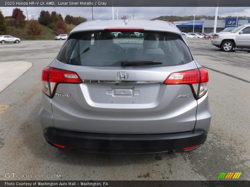 Lunar Silver Metallic / Gray 2020 Honda HR-V LX AWD