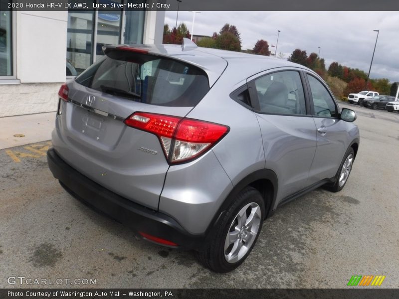 Lunar Silver Metallic / Gray 2020 Honda HR-V LX AWD