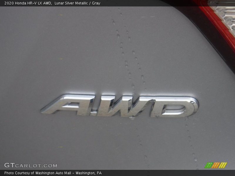 Lunar Silver Metallic / Gray 2020 Honda HR-V LX AWD