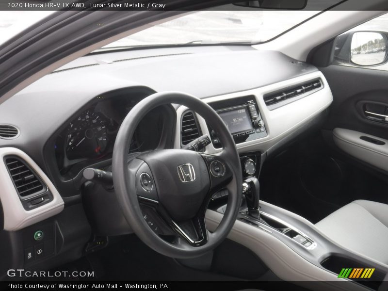 Lunar Silver Metallic / Gray 2020 Honda HR-V LX AWD