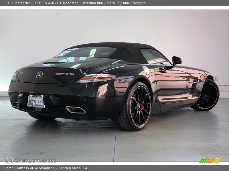 Exhaust of 2013 SLS AMG GT Roadster