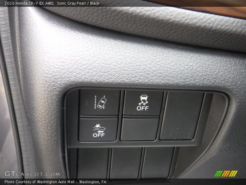 Sonic Gray Pearl / Black 2020 Honda CR-V EX AWD