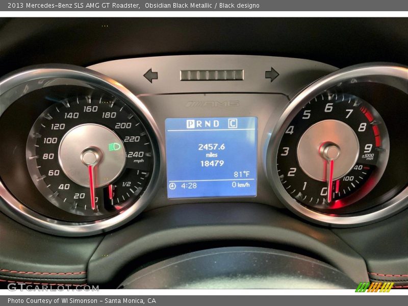  2013 SLS AMG GT Roadster AMG GT Roadster Gauges