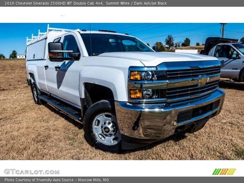 Summit White / Dark Ash/Jet Black 2016 Chevrolet Silverado 2500HD WT Double Cab 4x4