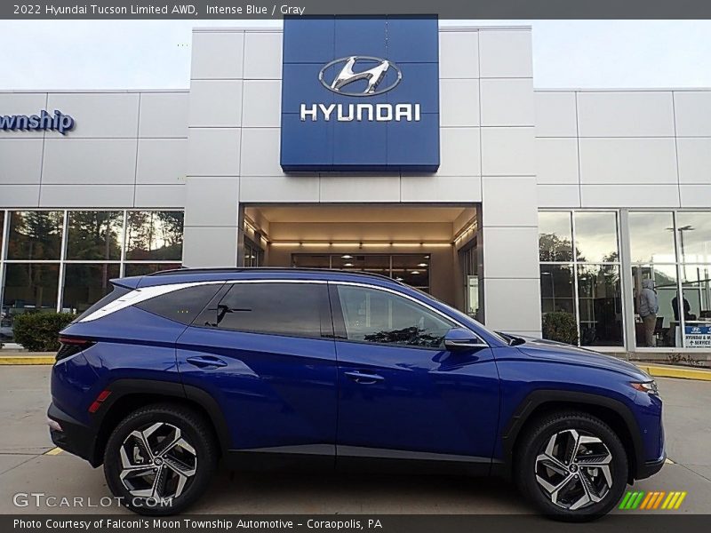 Intense Blue / Gray 2022 Hyundai Tucson Limited AWD