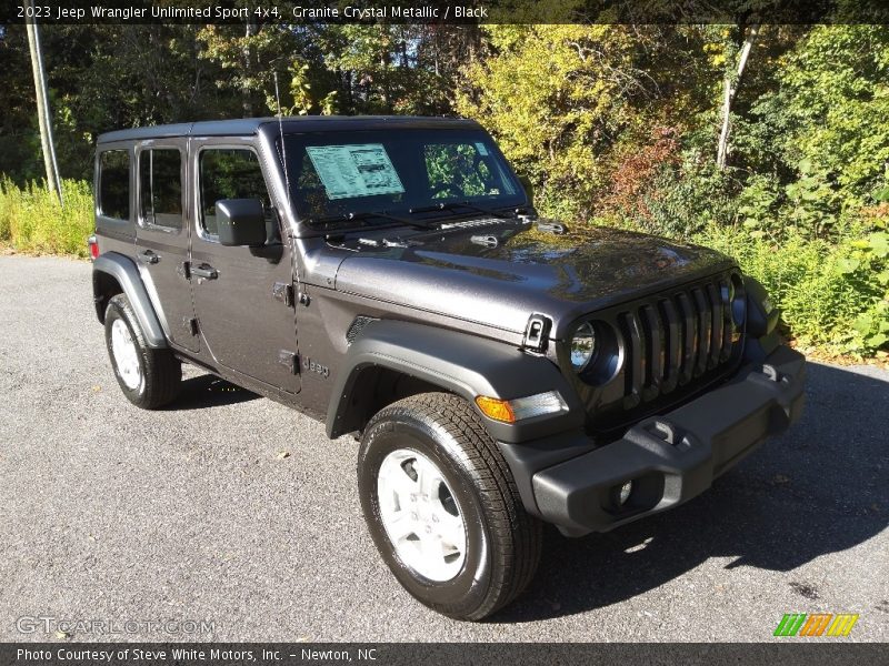 Front 3/4 View of 2023 Wrangler Unlimited Sport 4x4