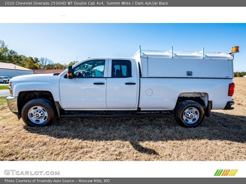 Summit White / Dark Ash/Jet Black 2016 Chevrolet Silverado 2500HD WT Double Cab 4x4
