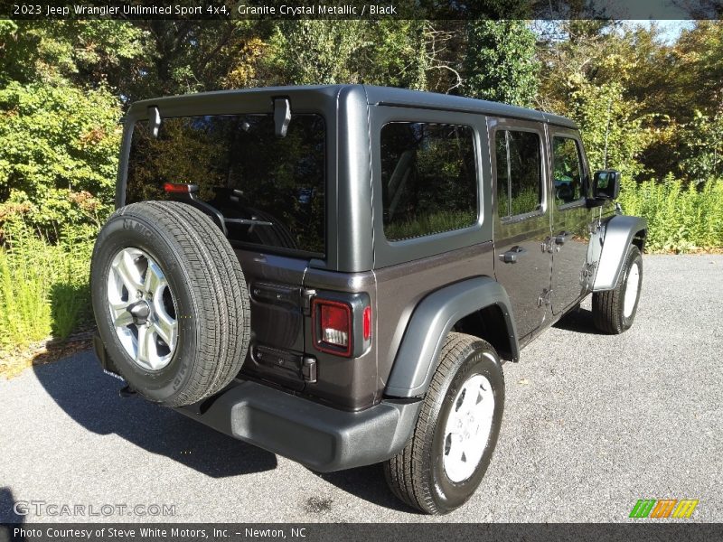 Granite Crystal Metallic / Black 2023 Jeep Wrangler Unlimited Sport 4x4
