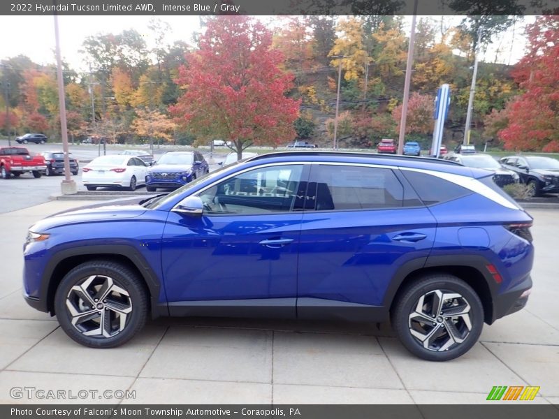 Intense Blue / Gray 2022 Hyundai Tucson Limited AWD