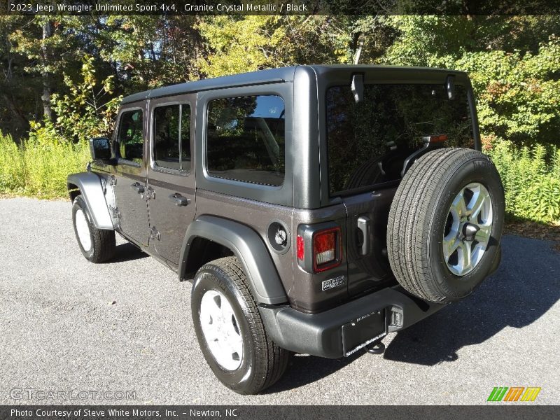 Granite Crystal Metallic / Black 2023 Jeep Wrangler Unlimited Sport 4x4