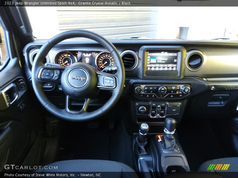Granite Crystal Metallic / Black 2023 Jeep Wrangler Unlimited Sport 4x4