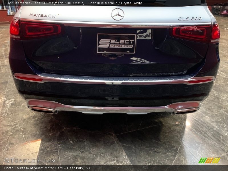 Lunar Blue Metallic / Crystal White 2022 Mercedes-Benz GLS Maybach 600 4Matic