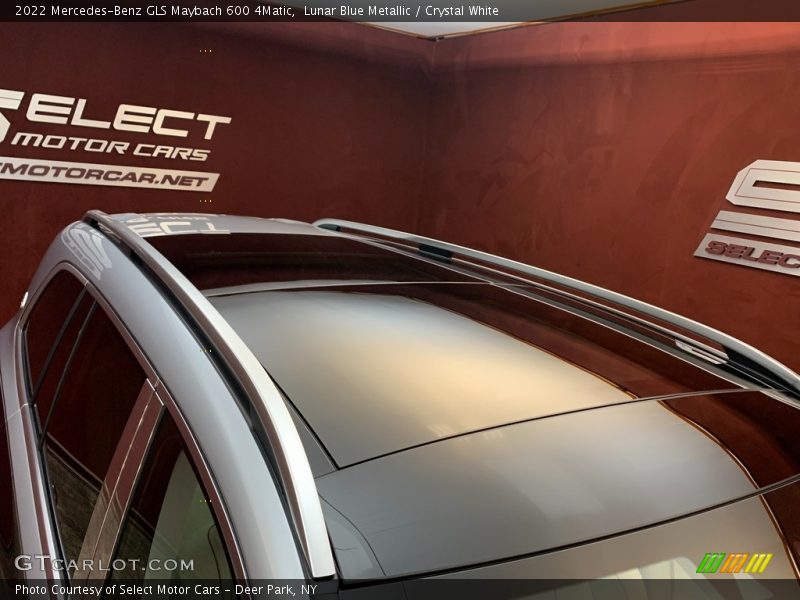 Lunar Blue Metallic / Crystal White 2022 Mercedes-Benz GLS Maybach 600 4Matic