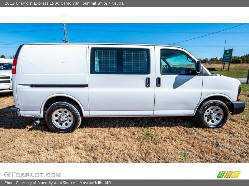 Summit White / Neutral 2012 Chevrolet Express 1500 Cargo Van
