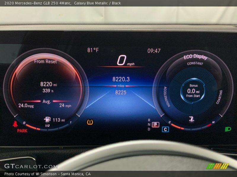 Galaxy Blue Metallic / Black 2020 Mercedes-Benz GLB 250 4Matic