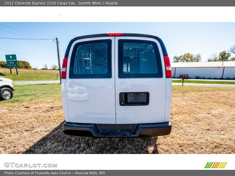 Summit White / Neutral 2012 Chevrolet Express 1500 Cargo Van