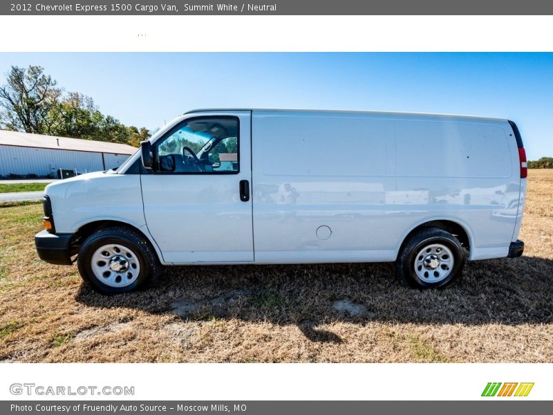 Summit White / Neutral 2012 Chevrolet Express 1500 Cargo Van
