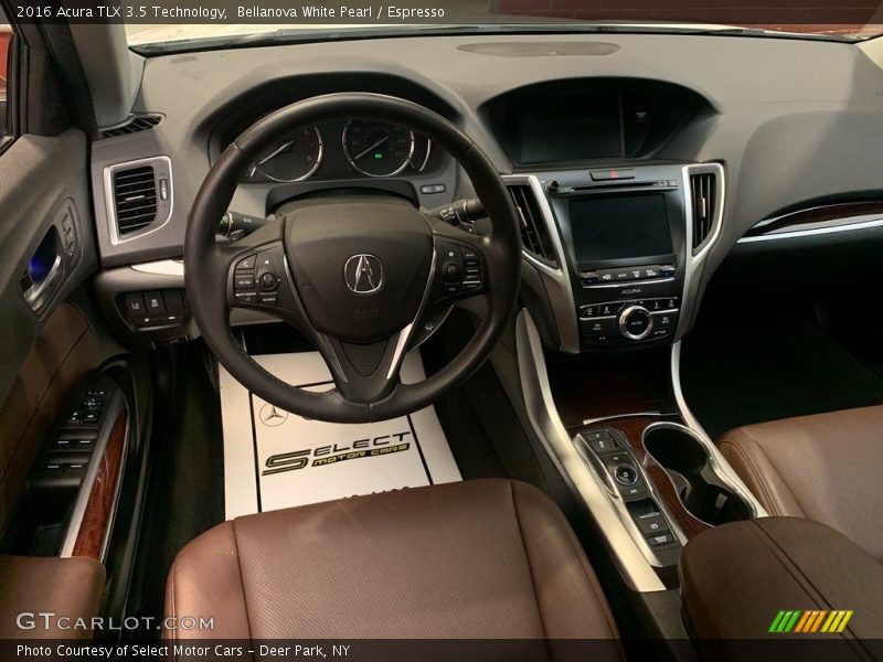 Bellanova White Pearl / Espresso 2016 Acura TLX 3.5 Technology