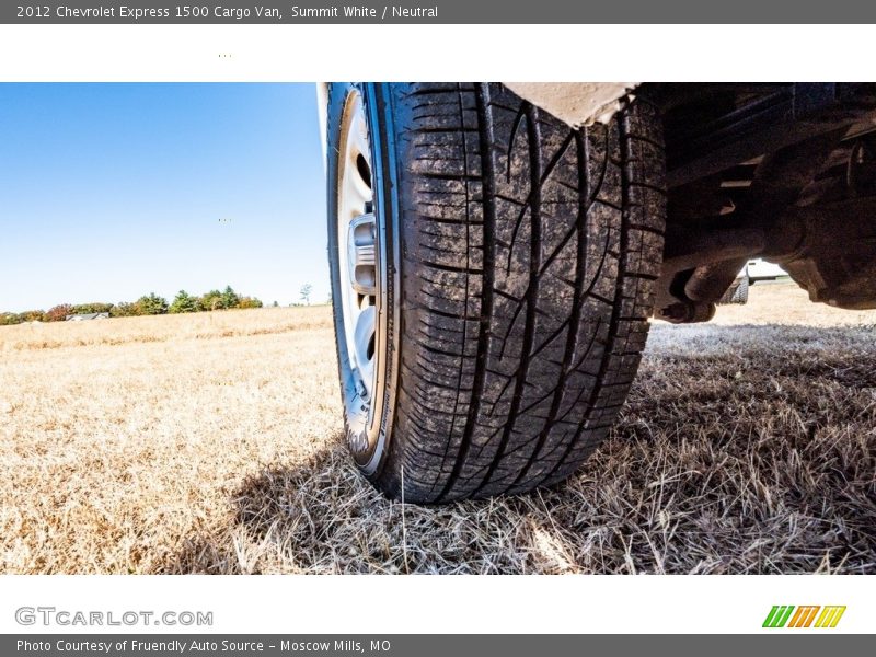 Summit White / Neutral 2012 Chevrolet Express 1500 Cargo Van
