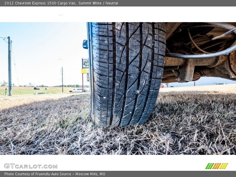 Summit White / Neutral 2012 Chevrolet Express 1500 Cargo Van