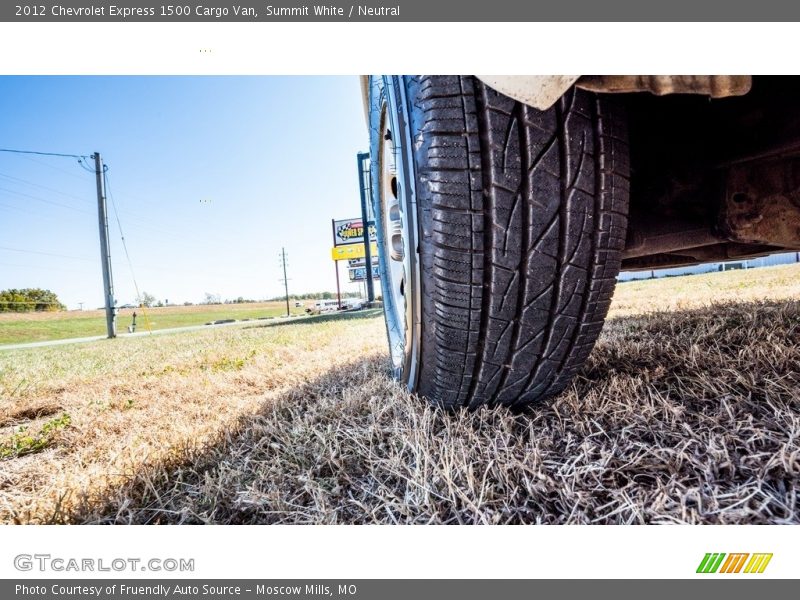 Summit White / Neutral 2012 Chevrolet Express 1500 Cargo Van