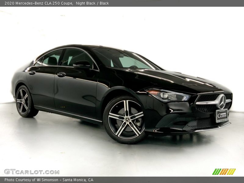 Night Black / Black 2020 Mercedes-Benz CLA 250 Coupe