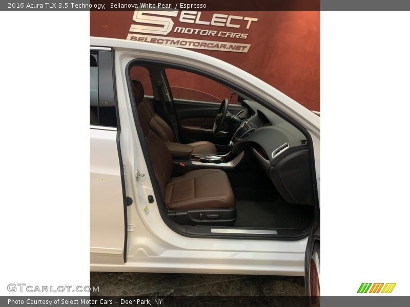 Bellanova White Pearl / Espresso 2016 Acura TLX 3.5 Technology