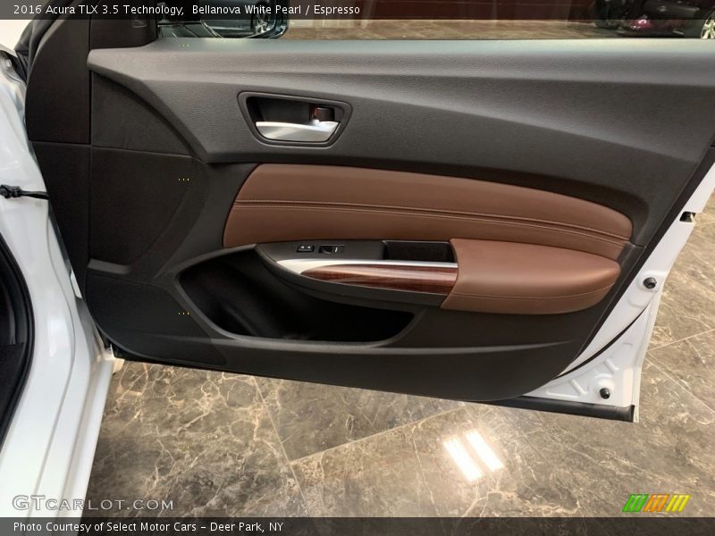 Bellanova White Pearl / Espresso 2016 Acura TLX 3.5 Technology