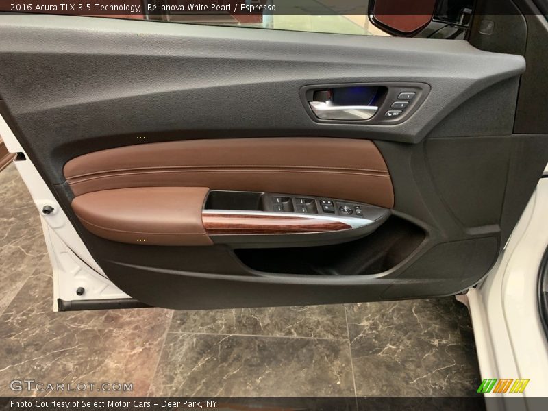 Bellanova White Pearl / Espresso 2016 Acura TLX 3.5 Technology