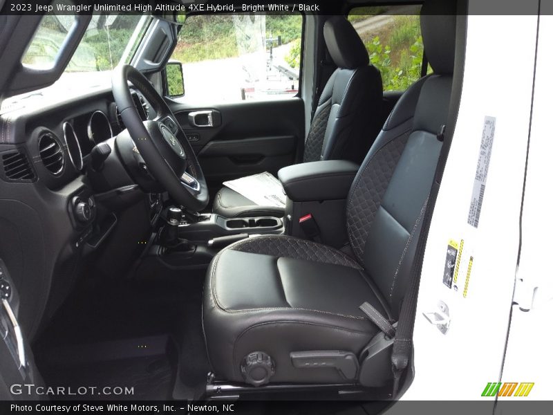 Bright White / Black 2023 Jeep Wrangler Unlimited High Altitude 4XE Hybrid