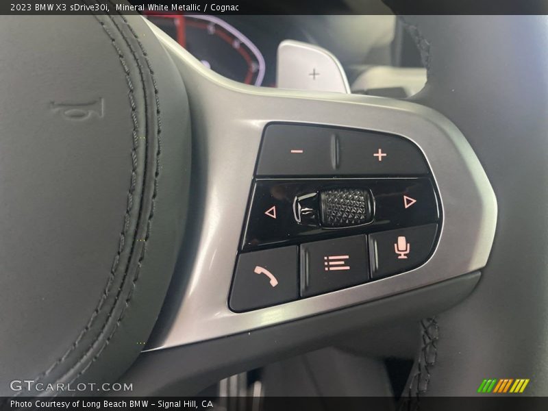 Mineral White Metallic / Cognac 2023 BMW X3 sDrive30i