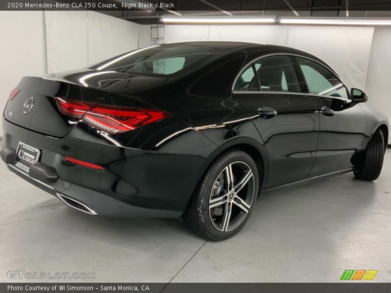 Night Black / Black 2020 Mercedes-Benz CLA 250 Coupe