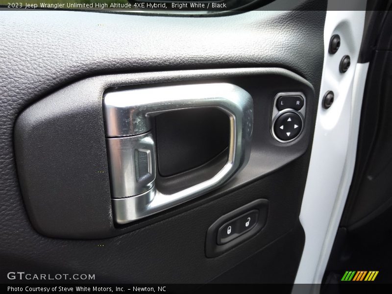 Bright White / Black 2023 Jeep Wrangler Unlimited High Altitude 4XE Hybrid