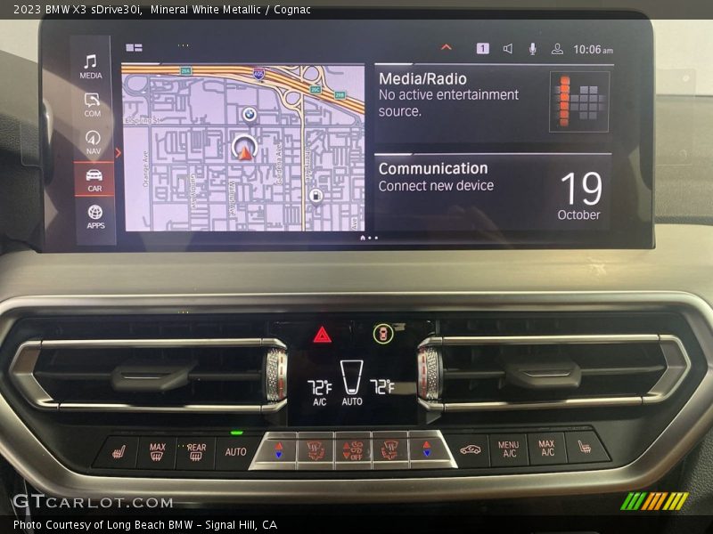 Mineral White Metallic / Cognac 2023 BMW X3 sDrive30i