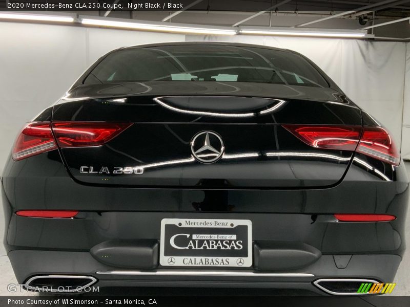 Night Black / Black 2020 Mercedes-Benz CLA 250 Coupe