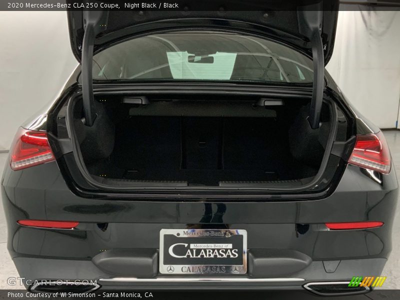 Night Black / Black 2020 Mercedes-Benz CLA 250 Coupe