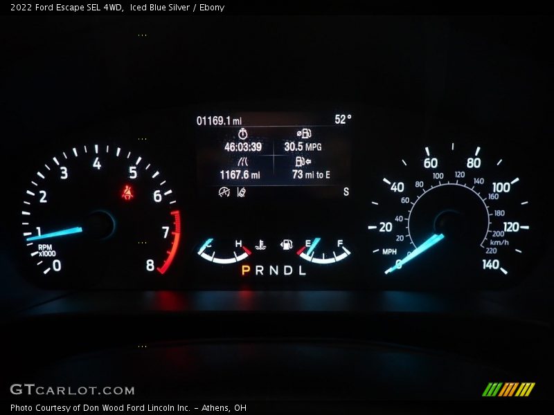 Iced Blue Silver / Ebony 2022 Ford Escape SEL 4WD