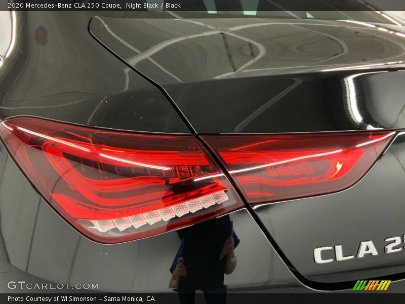 Night Black / Black 2020 Mercedes-Benz CLA 250 Coupe