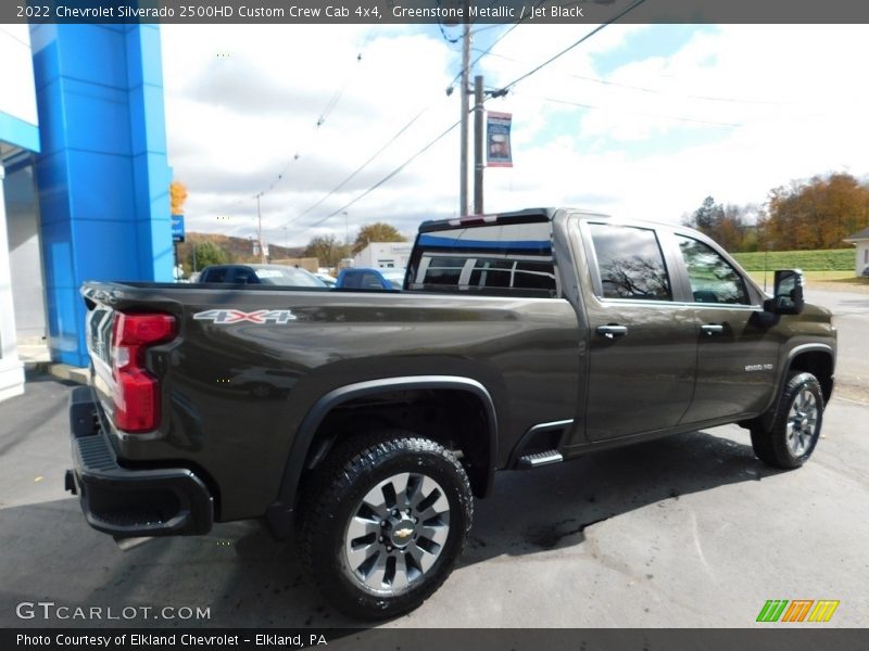 Greenstone Metallic / Jet Black 2022 Chevrolet Silverado 2500HD Custom Crew Cab 4x4