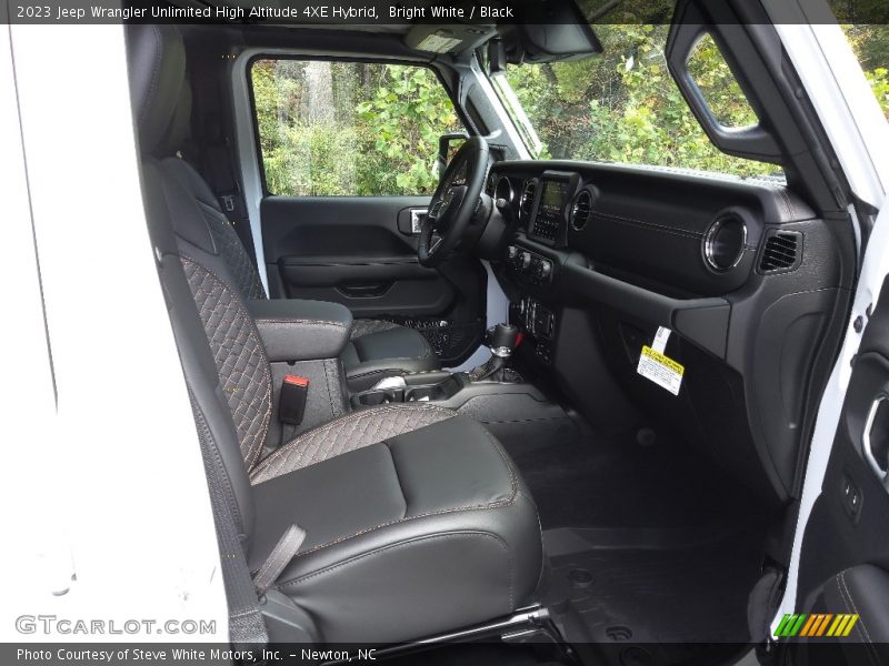 Bright White / Black 2023 Jeep Wrangler Unlimited High Altitude 4XE Hybrid