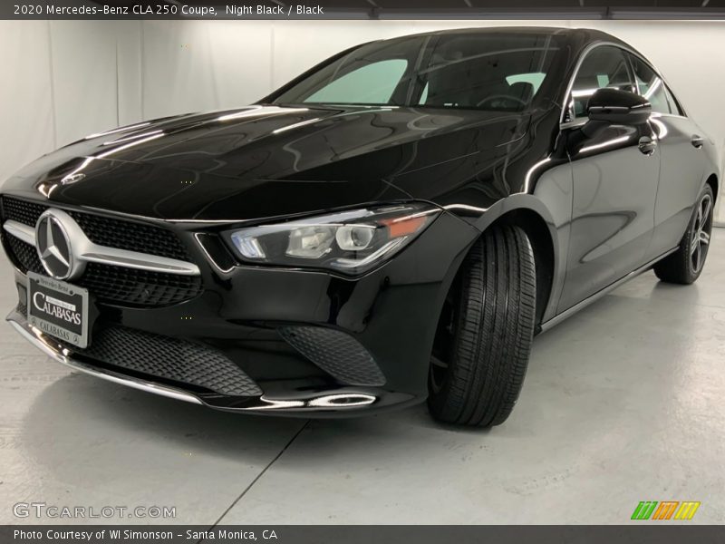 Night Black / Black 2020 Mercedes-Benz CLA 250 Coupe