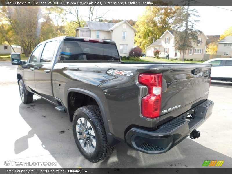 Greenstone Metallic / Jet Black 2022 Chevrolet Silverado 2500HD Custom Crew Cab 4x4
