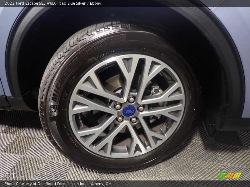 Iced Blue Silver / Ebony 2022 Ford Escape SEL 4WD