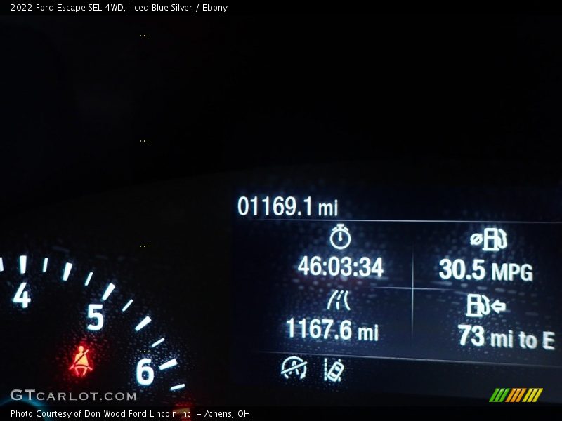Iced Blue Silver / Ebony 2022 Ford Escape SEL 4WD