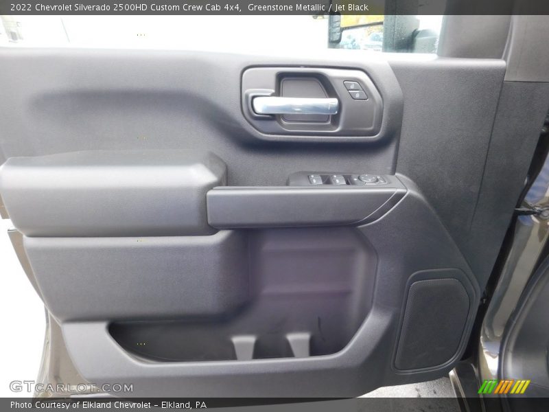Greenstone Metallic / Jet Black 2022 Chevrolet Silverado 2500HD Custom Crew Cab 4x4