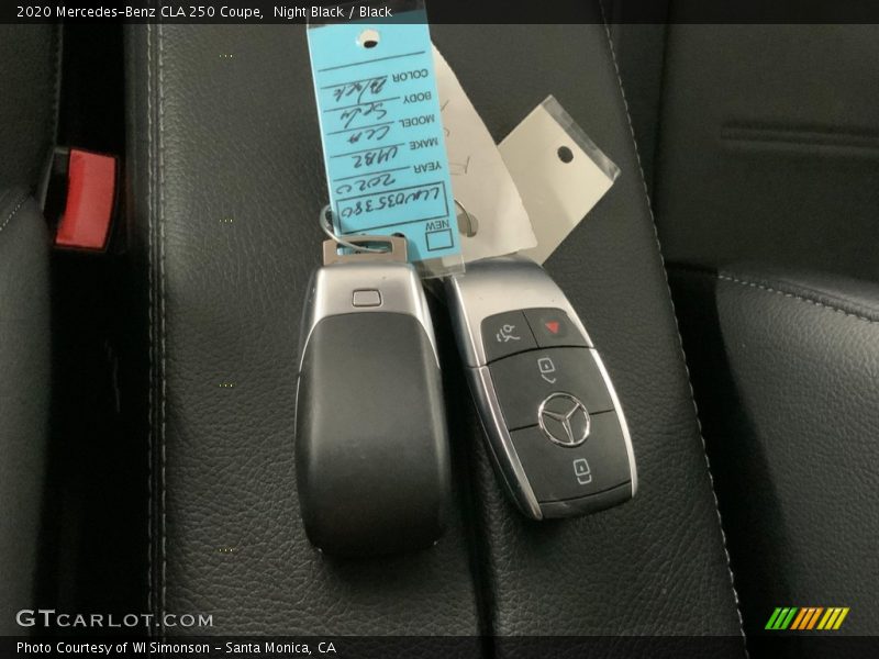 Night Black / Black 2020 Mercedes-Benz CLA 250 Coupe