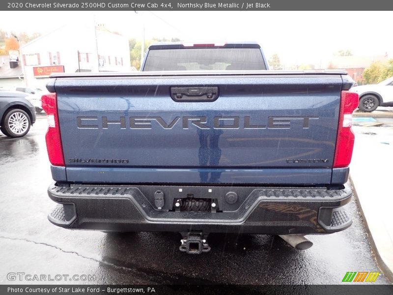 Northsky Blue Metallic / Jet Black 2020 Chevrolet Silverado 2500HD Custom Crew Cab 4x4