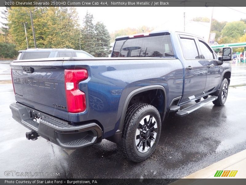 Northsky Blue Metallic / Jet Black 2020 Chevrolet Silverado 2500HD Custom Crew Cab 4x4